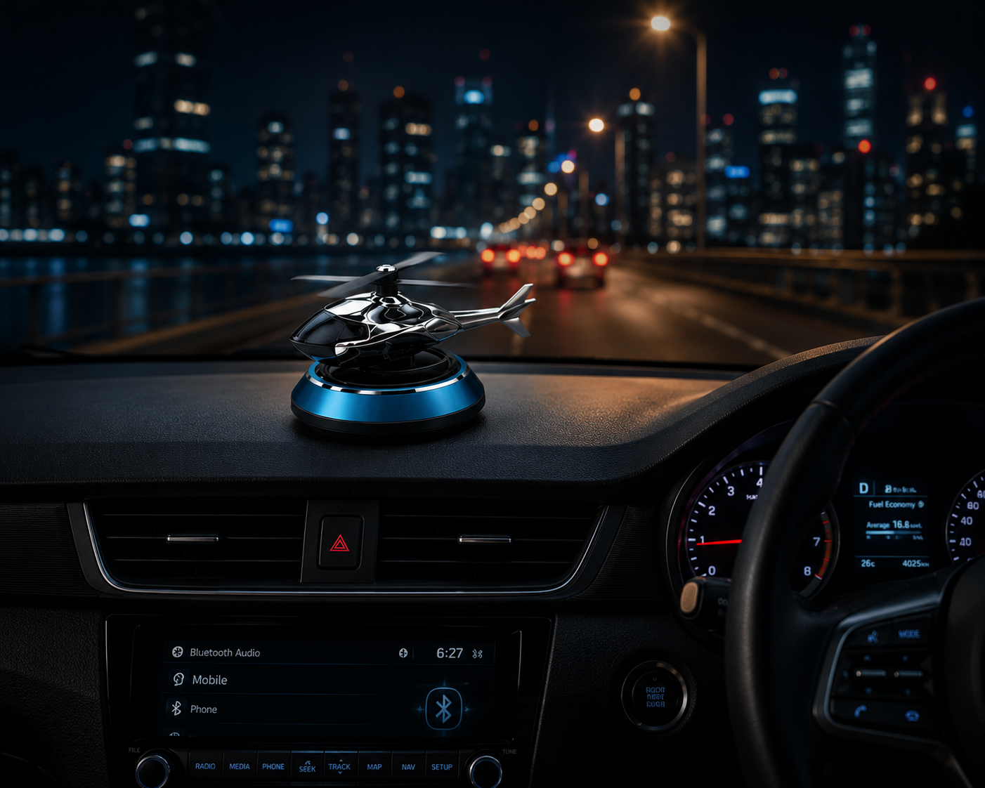 Solar Helicopter Dashboard Perfume – Luxury That Takes Flight