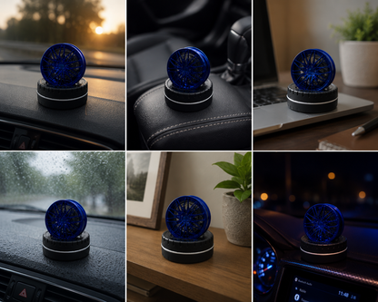 Rotating Wheel Dashboard Perfume – Built for Those Who Love Cars