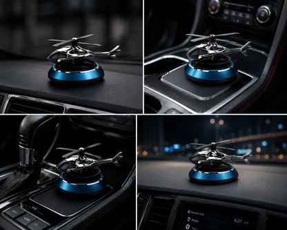 Solar Helicopter Dashboard Perfume – Luxury That Takes Flight