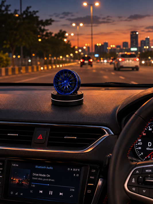 Rotating Wheel Dashboard Perfume – Built for Those Who Love Cars