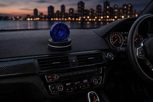 Rotating Wheel Dashboard Perfume – Built for Those Who Love Cars